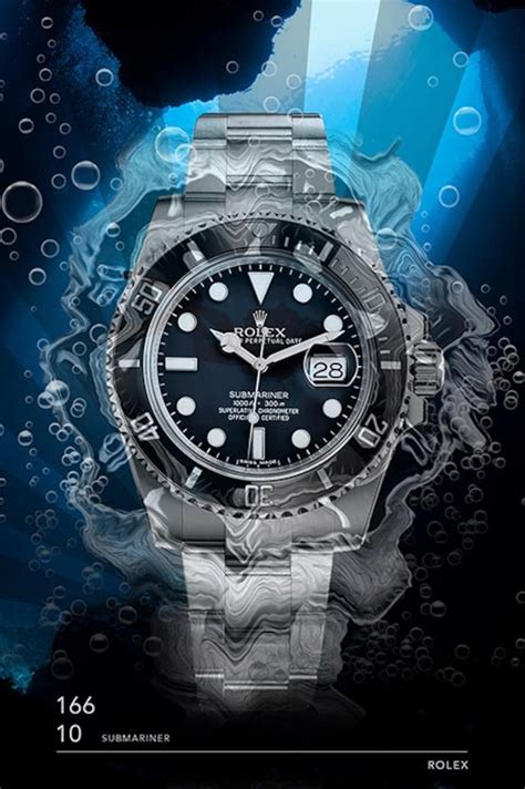 rolex submariner art